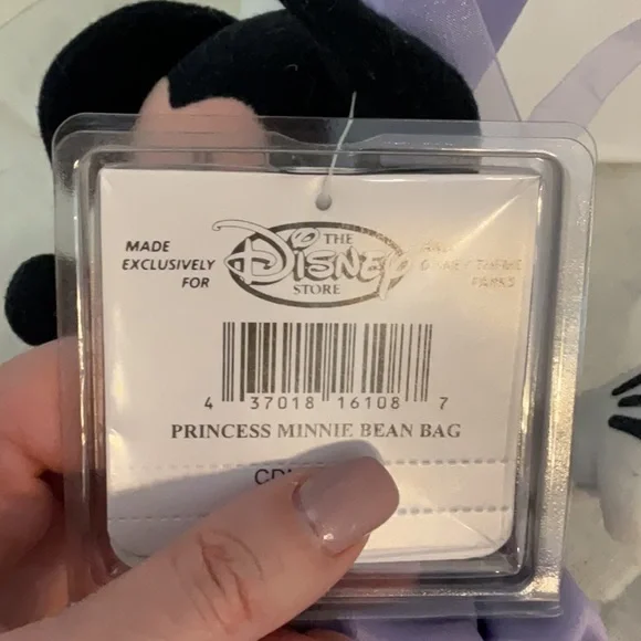 Sale! Disney Store Princess Minnie Mouse Bean Bag Plush, 9” Tall, Original Tag - Picture 7 of 10